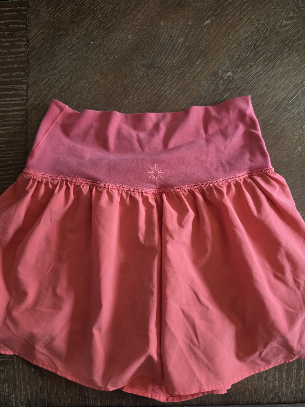 aerie Coral Pink Circle Skirt